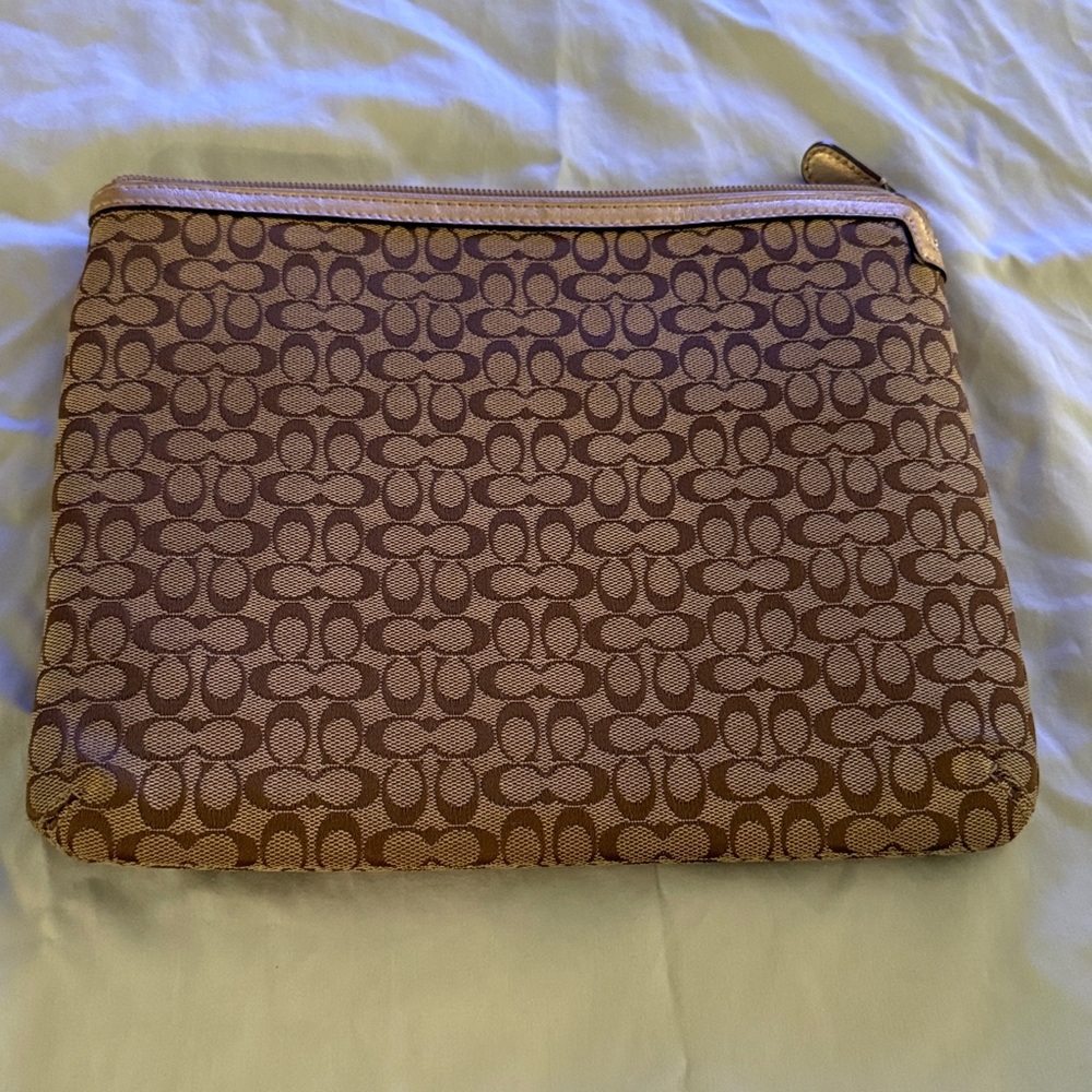 Brown Coach Tablet Case
